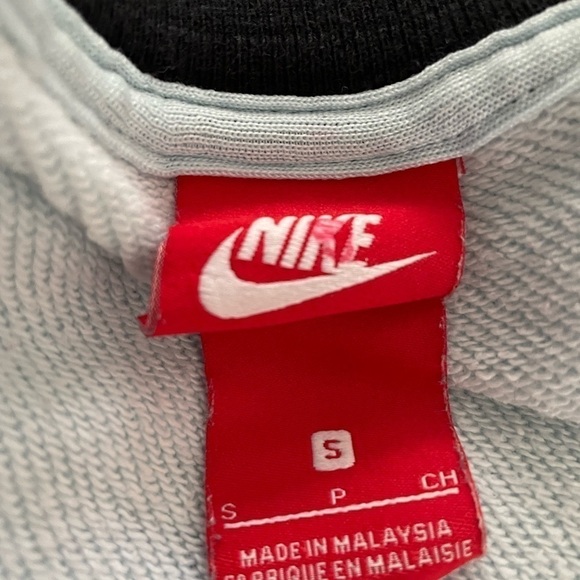 Nike Oversized Blue Sweatshirt size S - Picture 7 of 9